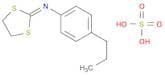 Benzenamine, N-1,3-dithiolan-2-ylidene-4-propyl-, sulfate