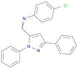 Benzenamine, 4-chloro-N-[(1,3-diphenyl-1H-pyrazol-5-yl)methylene]-
