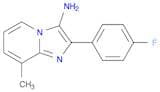 2-(4-Fluorophenyl)-8-methylimidazo[1,2-(a)]pyridin-3-amine