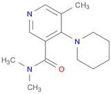 3-Pyridinecarboxamide, N,N,5-trimethyl-4-(1-piperidinyl)-