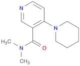 3-Pyridinecarboxamide, N,N-dimethyl-4-(1-piperidinyl)-