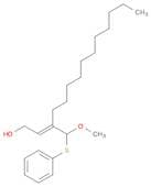 2-Tetradecen-1-ol, 3-[methoxy(phenylthio)methyl]-, (E)-