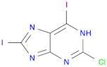 1H-Purine, 2-chloro-6,8-diiodo-