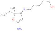 1-Pentanol, 5-[(5-amino-2-ethyl-2-methyl-3(2H)-furanylidene)amino]-