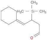 Butanal, 4-cyclohexylidene-3-(trimethylsilyl)-