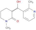 2-Piperidinone, 3-[hydroxy(2-methyl-3-pyridinyl)methylene]-1-methyl-