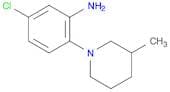5-Chloro-2-(3-methyl-1-piperidinyl)aniline