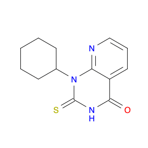Pyrido[2,3-d]pyrimidin-4(1H)-one, 1-cyclohexyl-2,3-dihydro-2-thioxo-