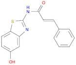 2-Propenamide, N-(5-hydroxy-2-benzothiazolyl)-3-phenyl-, (E)-