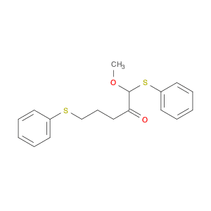 2-Pentanone, 1-methoxy-1,5-bis(phenylthio)-