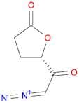 2(3H)-Furanone, 5-(diazoacetyl)dihydro-, (S)-