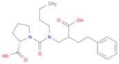 L-Proline, 1-[[butyl(2-carboxy-4-phenylbutyl)amino]carbonyl]-