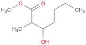 Heptanoic acid, 3-hydroxy-2-methyl-, methyl ester