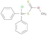 Stannane, chloro[(methoxythioxomethyl)thio]diphenyl-