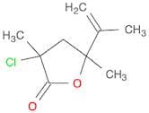 2(3H)-Furanone, 3-chlorodihydro-3,5-dimethyl-5-(1-methylethenyl)-