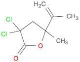 2(3H)-Furanone, 3,3-dichlorodihydro-5-methyl-5-(1-methylethenyl)-