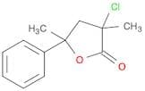 2(3H)-Furanone,3-chlorodihydro-3,5-dimethyl-5-phenyl-