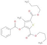 2,5-Thiophenedicarboxylic acid, 3-(benzoyloxy)-4-methyl-, dibutyl ester