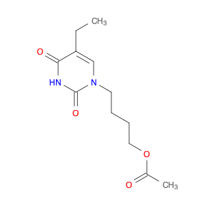 2,4(1H,3H)-Pyrimidinedione, 1-[4-(acetyloxy)butyl]-5-ethyl-