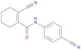 1-Cyclohexene-1-carboxamide, 2-cyano-N-(4-cyanophenyl)-