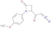 2-Azetidinone, 4-(diazoacetyl)-1-(4-methoxyphenyl)-