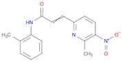2-Propenamide, 3-(6-methyl-5-nitro-2-pyridinyl)-N-(2-methylphenyl)-