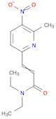 2-Propenamide, N,N-diethyl-3-(6-methyl-5-nitro-2-pyridinyl)-