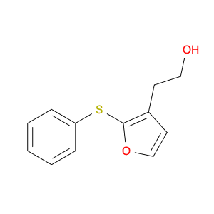 3-Furanethanol, 2-(phenylthio)-