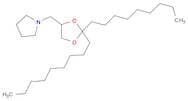Pyrrolidine, 1-[(2,2-dinonyl-1,3-dioxolan-4-yl)methyl]-