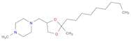 Piperazine, 1-methyl-4-[(2-methyl-2-nonyl-1,3-dioxolan-4-yl)methyl]-