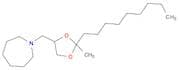 1H-Azepine, hexahydro-1-[(2-methyl-2-nonyl-1,3-dioxolan-4-yl)methyl]-