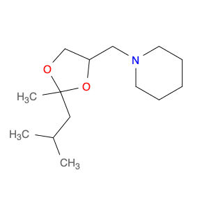 Piperidine, 1-[[2-methyl-2-(2-methylpropyl)-1,3-dioxolan-4-yl]methyl]-