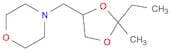 Morpholine, 4-[(2-ethyl-2-methyl-1,3-dioxolan-4-yl)methyl]-