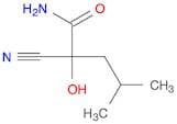 Pentanamide,2-cyano-2-hydroxy-4-methyl-