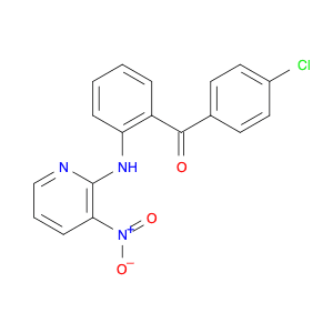 Methanone, (4-chlorophenyl)[2-[(3-nitro-2-pyridinyl)amino]phenyl]-