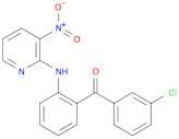 Methanone, (3-chlorophenyl)[2-[(3-nitro-2-pyridinyl)amino]phenyl]-