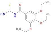 Benzamide, N-(aminothioxomethyl)-3,4,5-triethoxy-