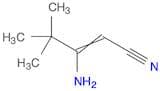 2-Pentenenitrile, 3-amino-4,4-dimethyl-