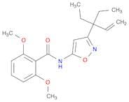 Benzamide, N-[3-(1,1-diethyl-2-propenyl)-5-isoxazolyl]-2,6-dimethoxy-