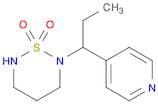 2H-1,2,6-Thiadiazine, tetrahydro-2-[1-(4-pyridinyl)propyl]-, 1,1-dioxide
