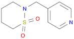 2H-1,2-Thiazine, tetrahydro-2-(4-pyridinylmethyl)-, 1,1-dioxide