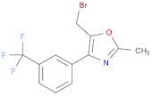 Oxazole, 5-(bromomethyl)-2-methyl-4-[3-(trifluoromethyl)phenyl]-