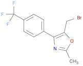 Oxazole, 5-(bromomethyl)-2-methyl-4-[4-(trifluoromethyl)phenyl]-