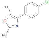 Oxazole, 4-(4-chlorophenyl)-2,5-dimethyl-