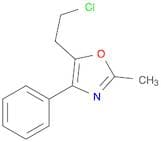 Oxazole, 5-(2-chloroethyl)-2-methyl-4-phenyl-