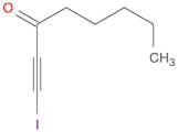 1-Octyn-3-one, 1-iodo-