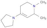 Pyridine, 1,2,5,6-tetrahydro-1,2-dimethyl-4-(1-pyrrolidinyl)-