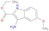 1H-Indole-2-carboxylic acid, 3-amino-5-methoxy-, ethyl ester