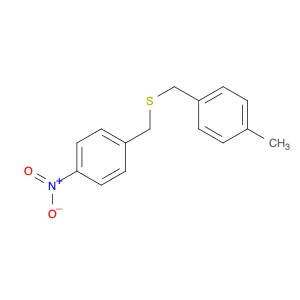 Benzene, 1-methyl-4-[[[(4-nitrophenyl)methyl]thio]methyl]-