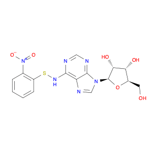 Adenosine, N-[(2-nitrophenyl)thio]-